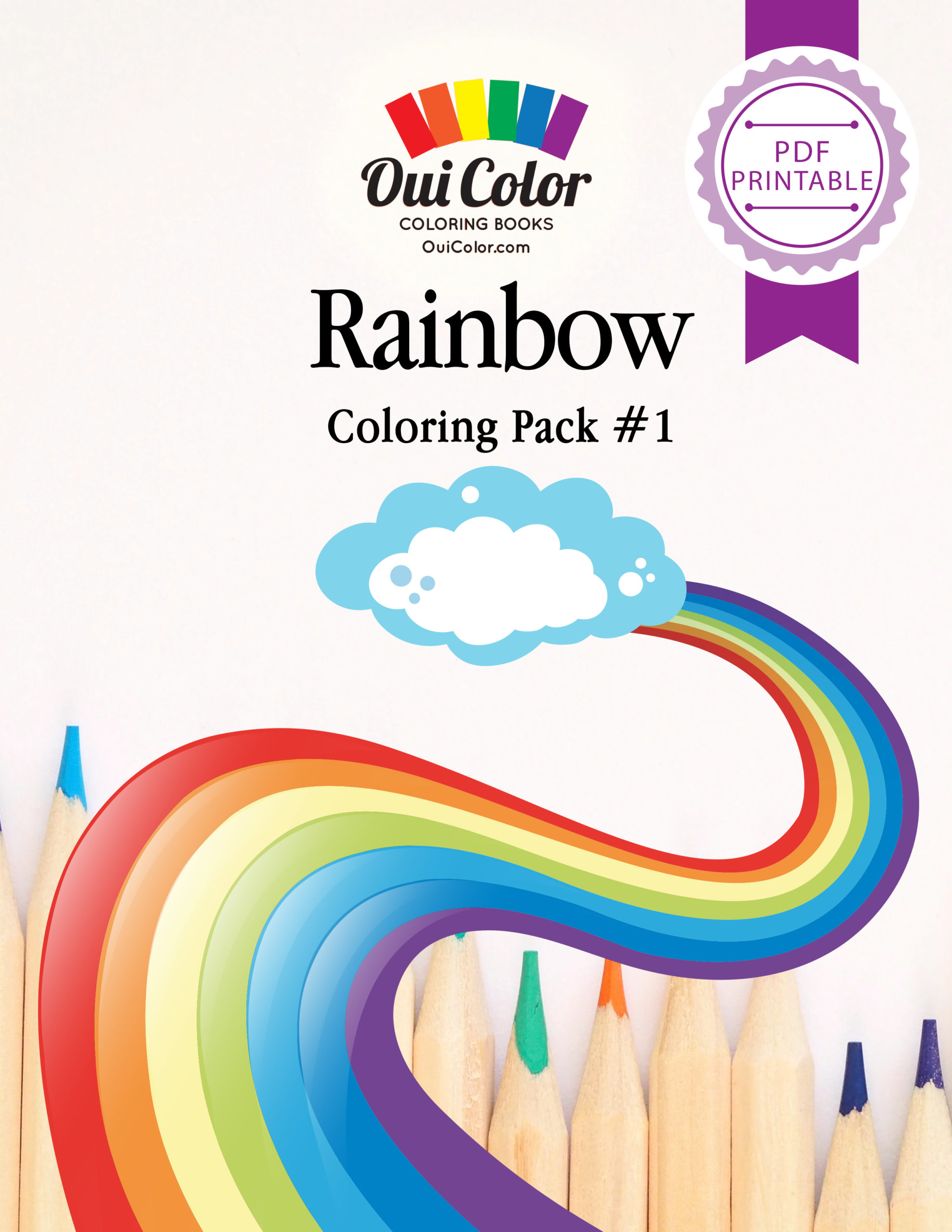 Download Rainbow Coloring Pack No 1 Oui Color Coloring Books